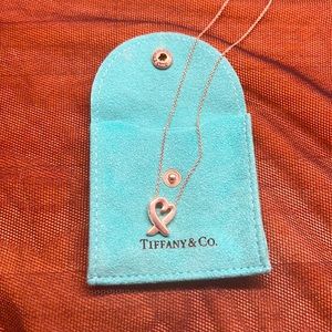 Tiffany & Co Paloma Picasso heart necklace 16”